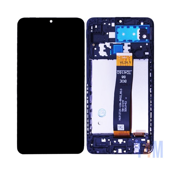 Touch+Display+Frame Samsung Galaxy A12/A127 Black